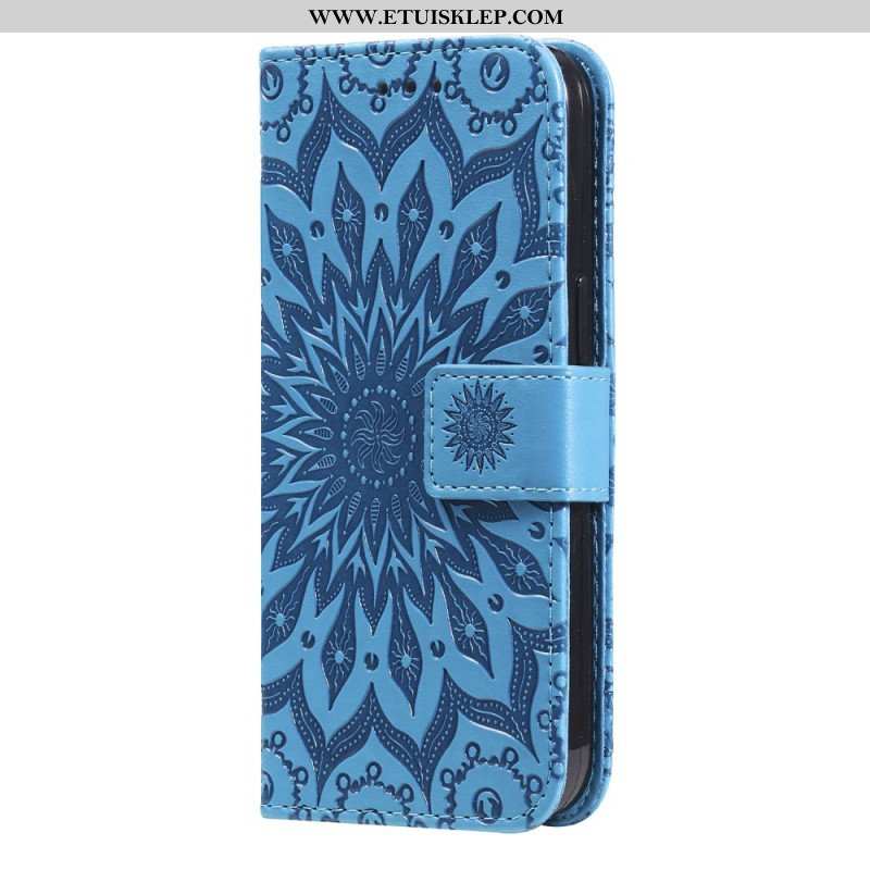 Etui Na Telefon Pokrowce do Poco X5 5G Słońce Z Smyczą